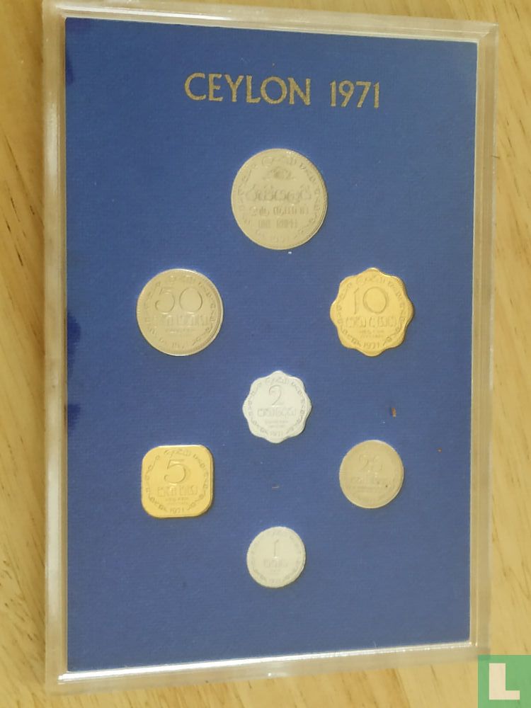Ceylon mint set 1971 (PROOF)