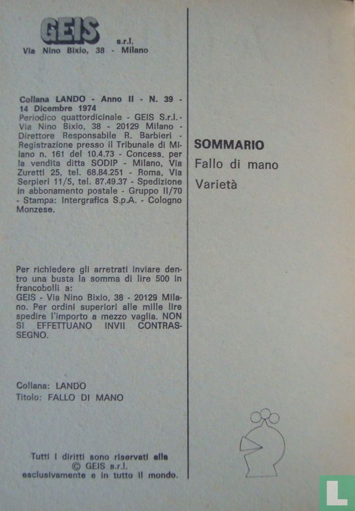 Fallo di mano