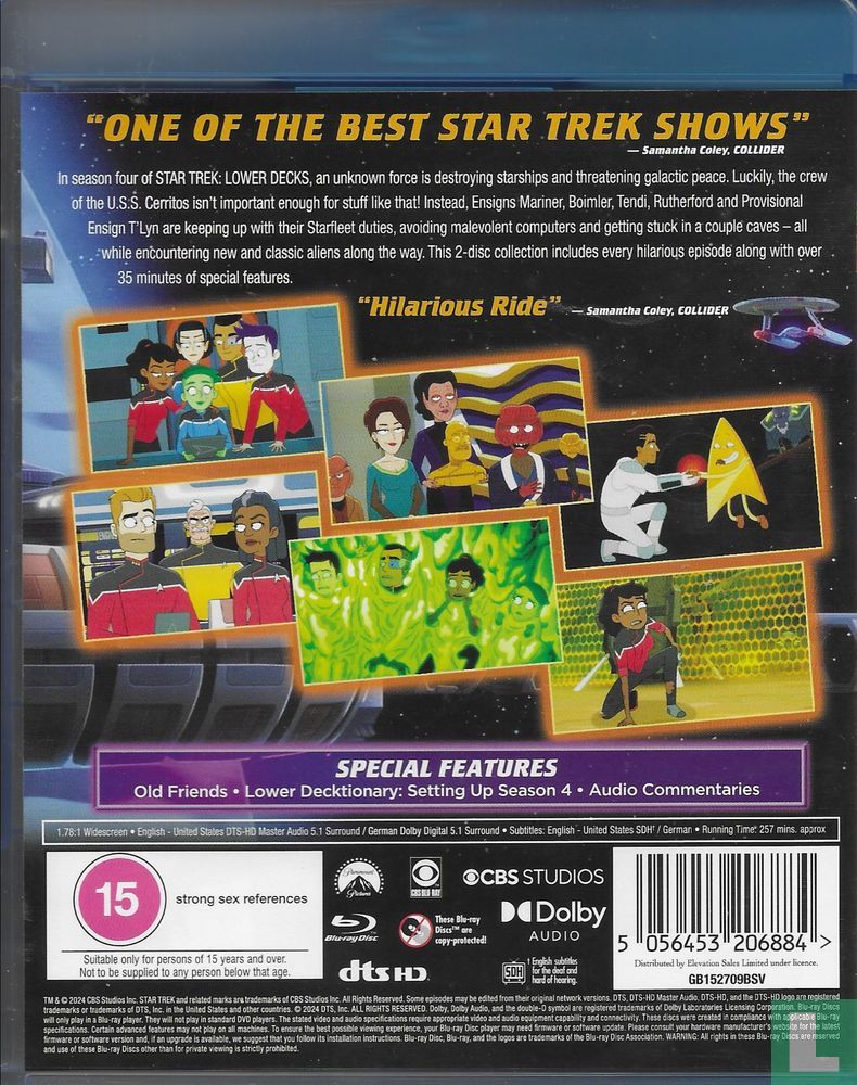 Star Trek: Lower Decks - Season 4 Blu (2024) - Blu-ray - LastDodo