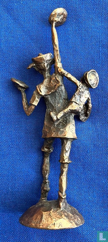 Clown with a child
