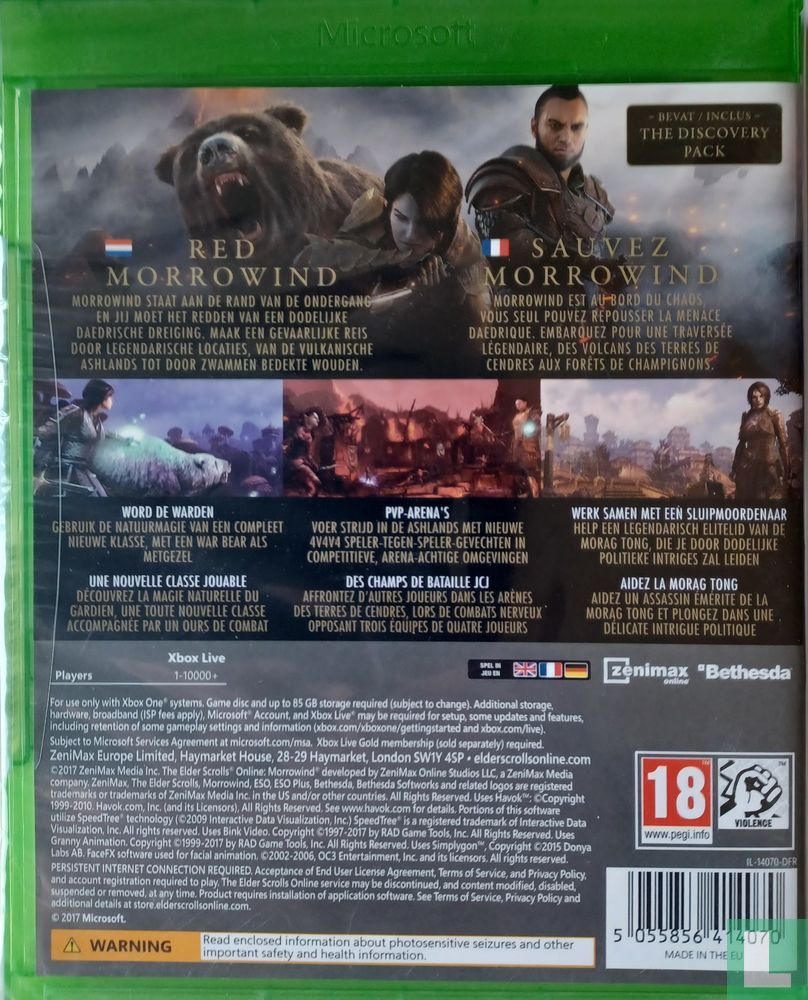 The Elder Scrolls Online Morrowind - Xbox One - LastDodo