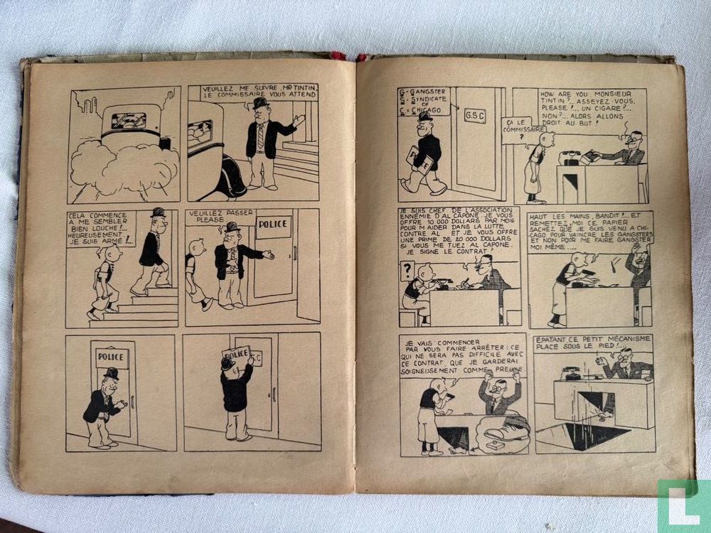 Tintin en Amerique 