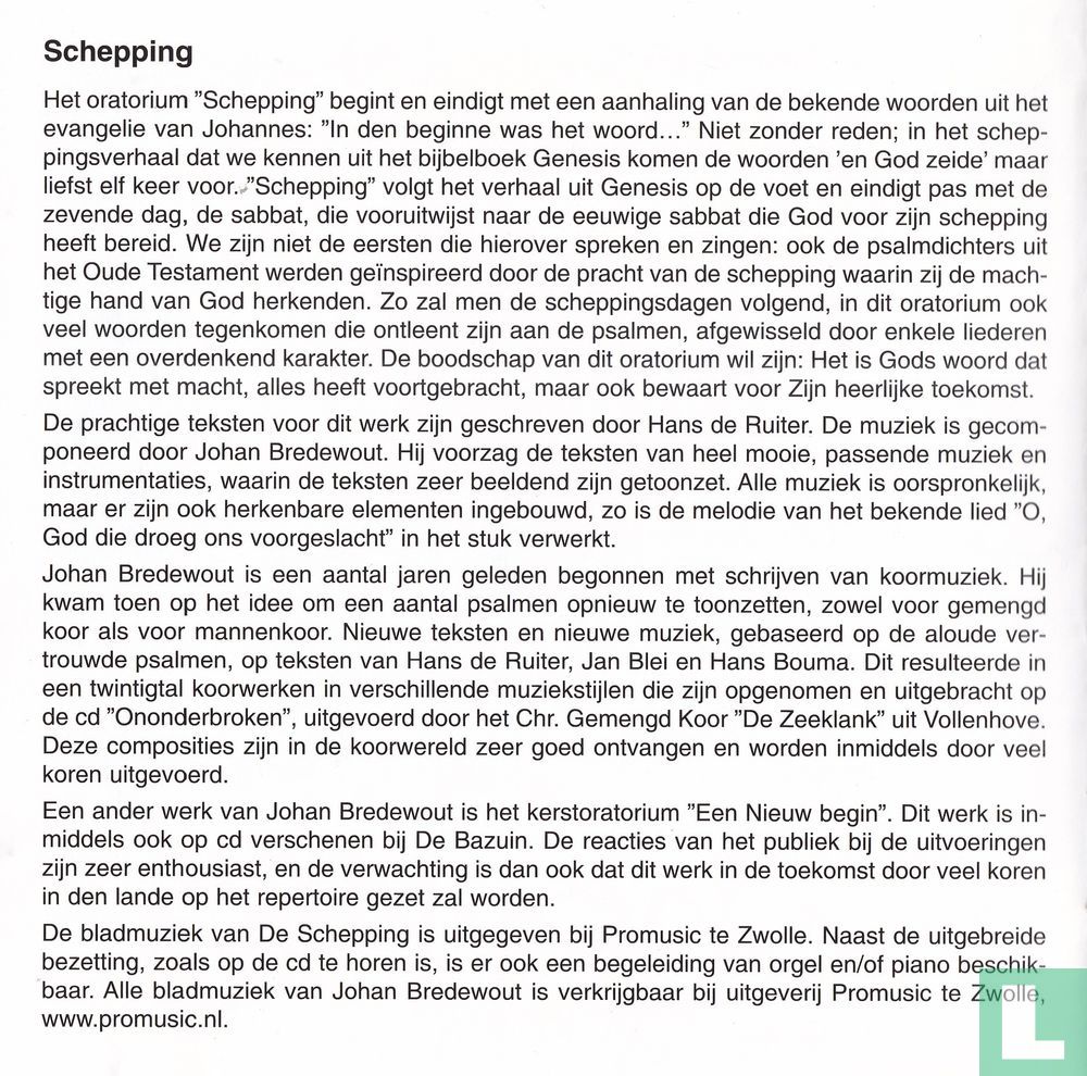 De Schepping