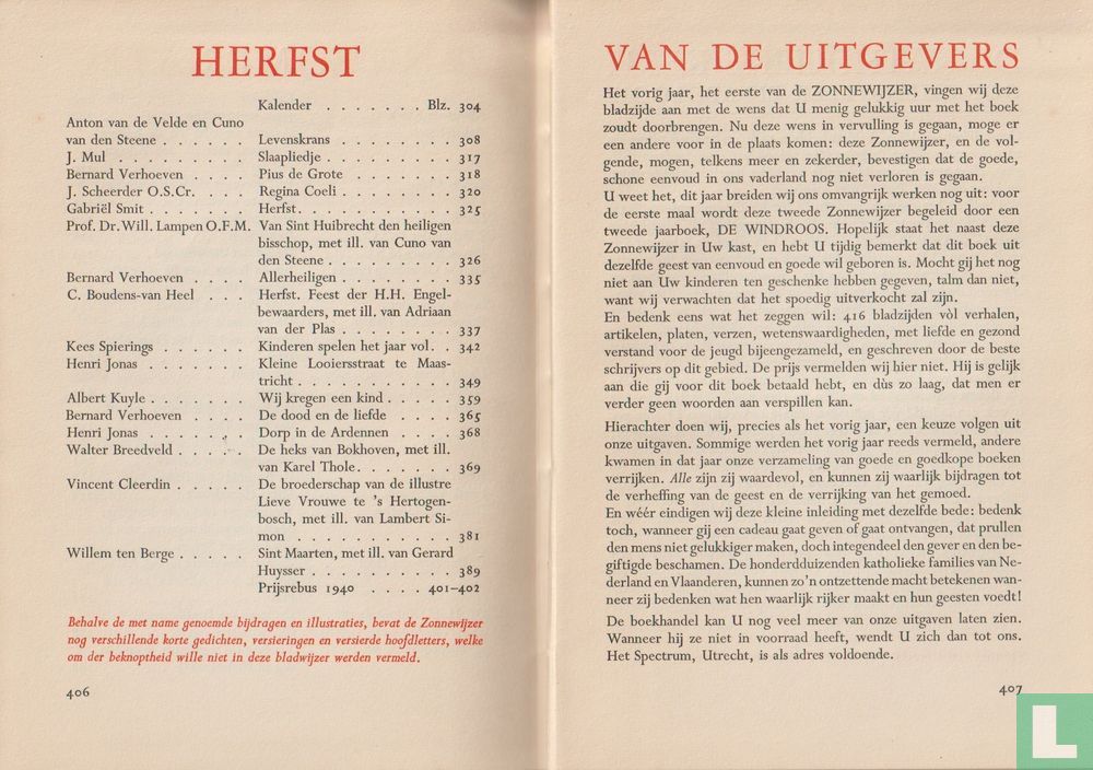 Zonnewijzer 1940