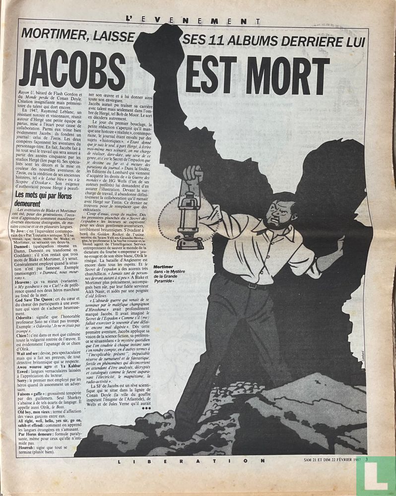 Jacobs ist tot
