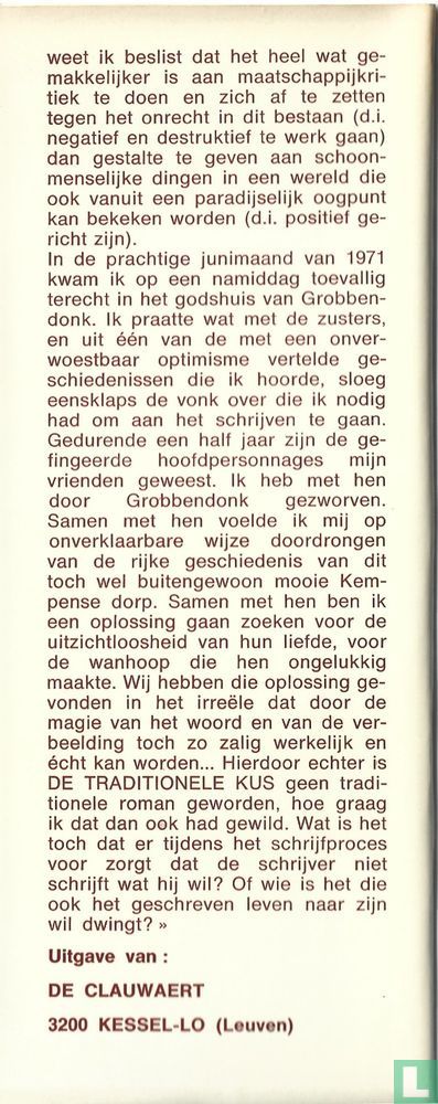 De traditionele kus