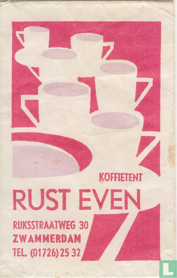 Koffietent Rust Even