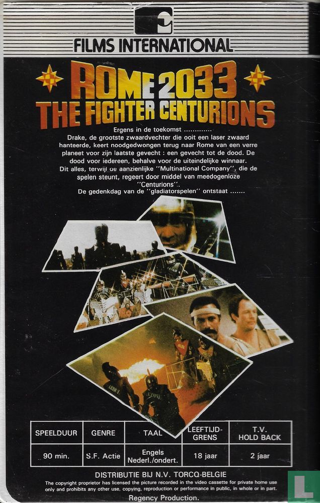 Rome 2033: The Fighter Centurions Bet - Betamax videoband - LastDodo