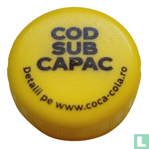 Coca-Cola - Cod sub capac - Code under the lid