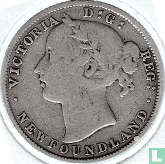 Newfoundland 20 cent 1885