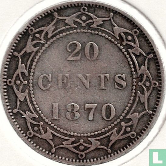 Newfoundland 20 cent 1870