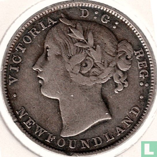 Newfoundland 20 cent 1870