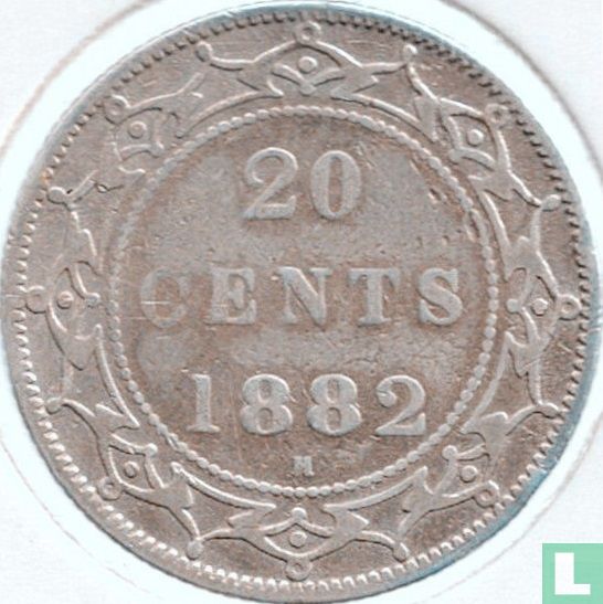 Newfoundland 20 cent 1882