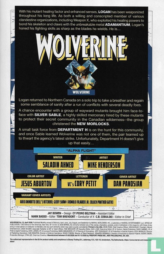 Wolverine 15