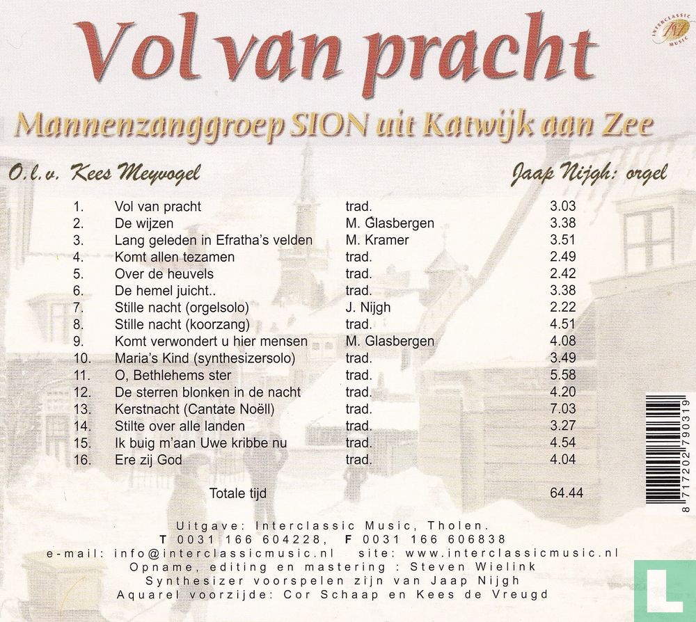 Vol van pracht