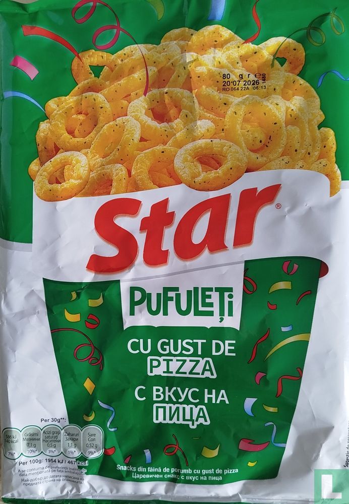 Star Puffs Pizza