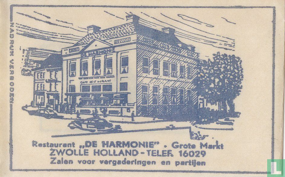 Restaurant "De Harmonie"