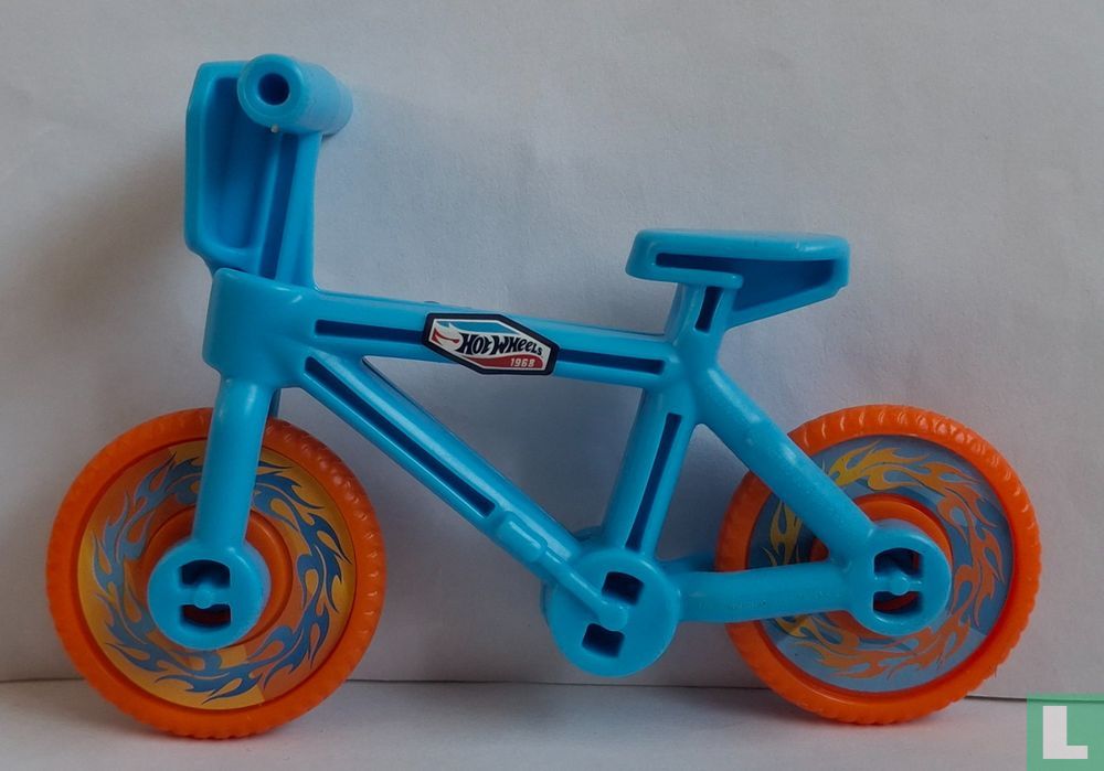 Blauwe crossfiets