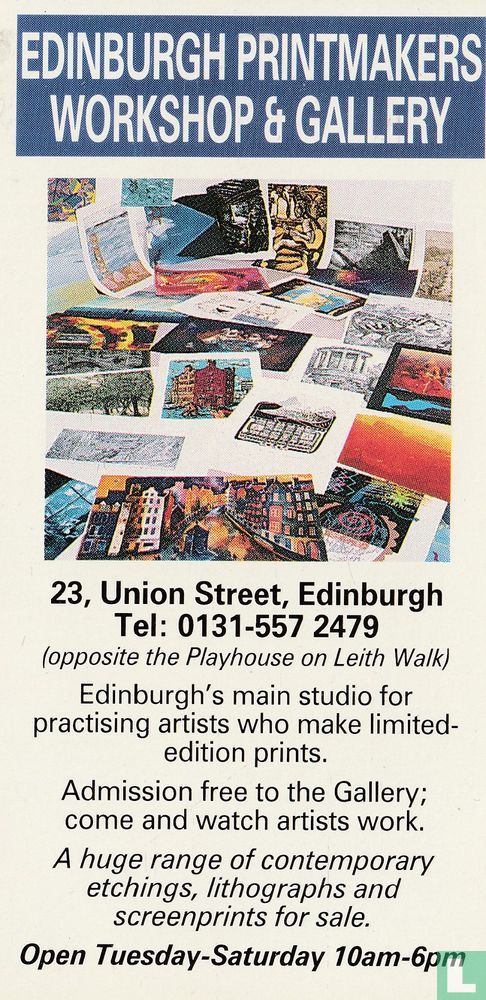 Edinburgh Printmakers Workshop & Gallery