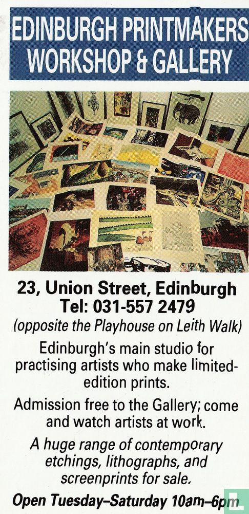 Edinburgh Printmakers Workshop & Gallery