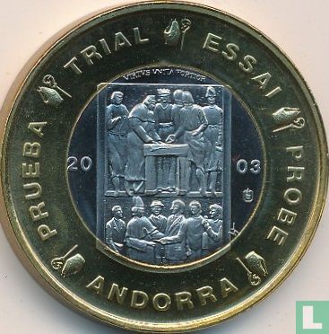 Andorra 1 euro 2003