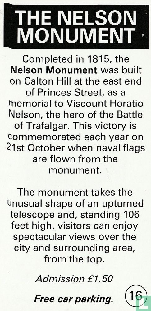The Nelson Monument