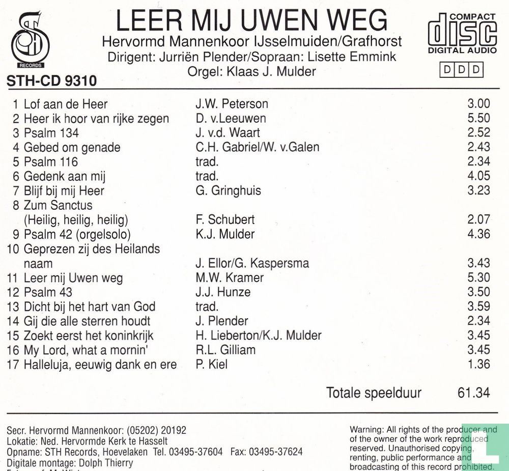 Leer mij Uwen weg