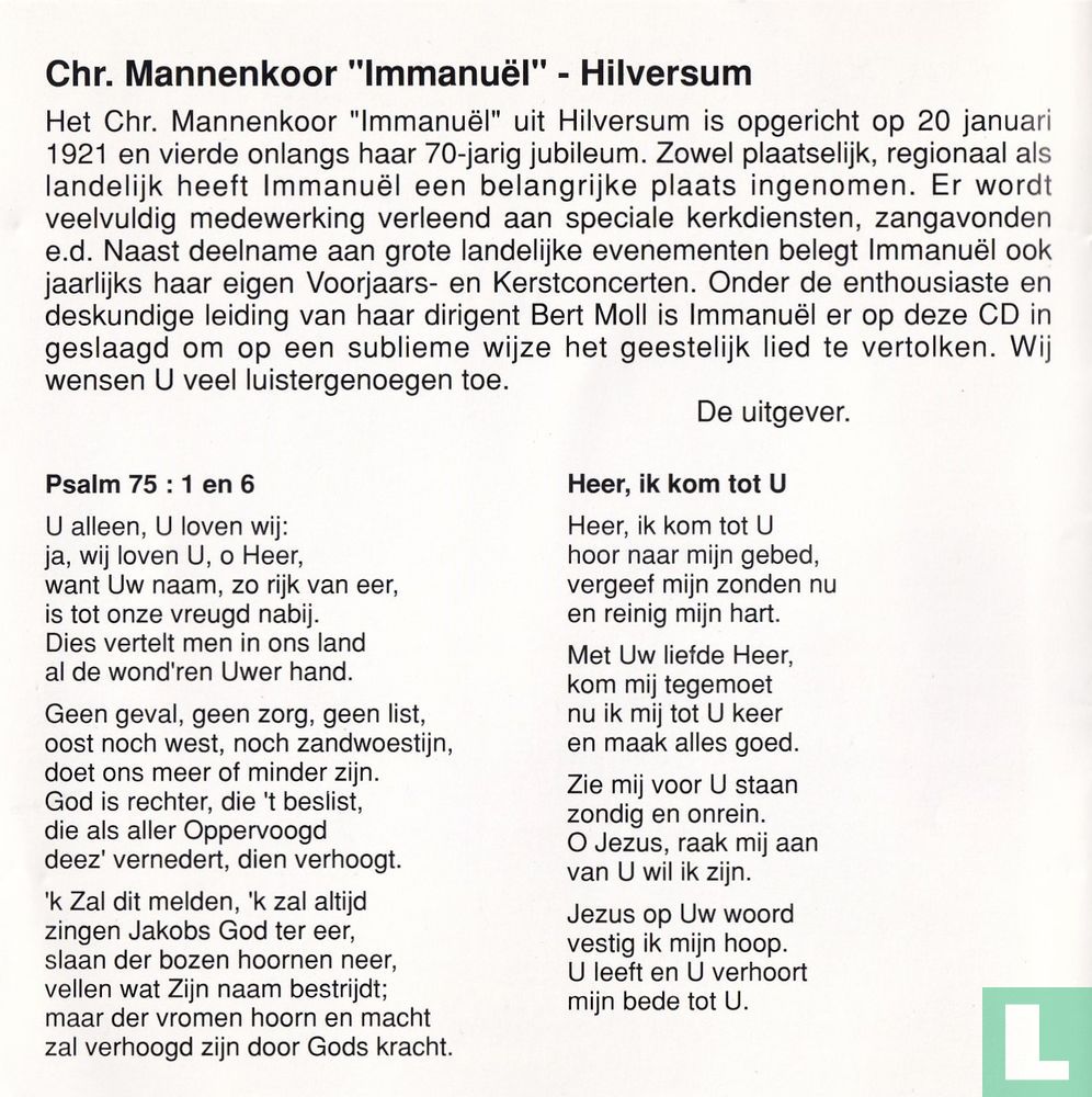 Leer mij Uw weg