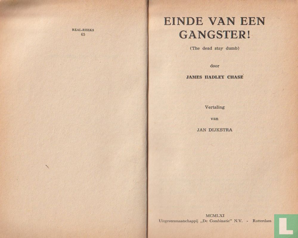 Einde van een gangster