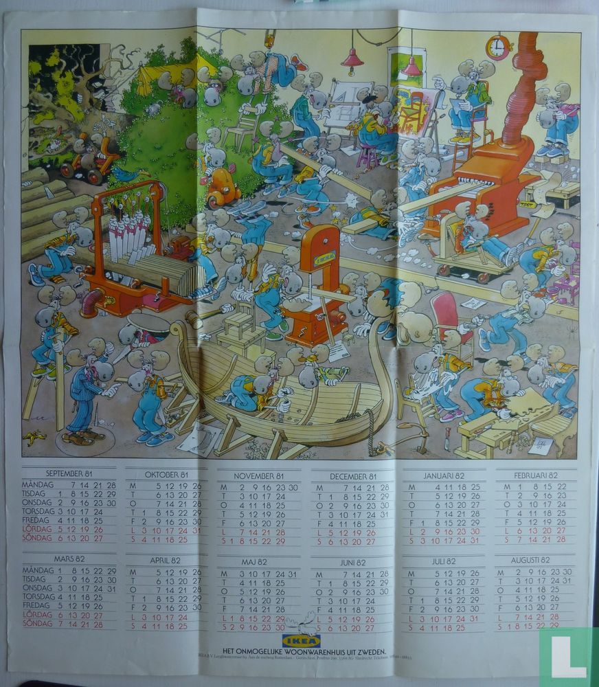 Ikea: kalender 1981-1982