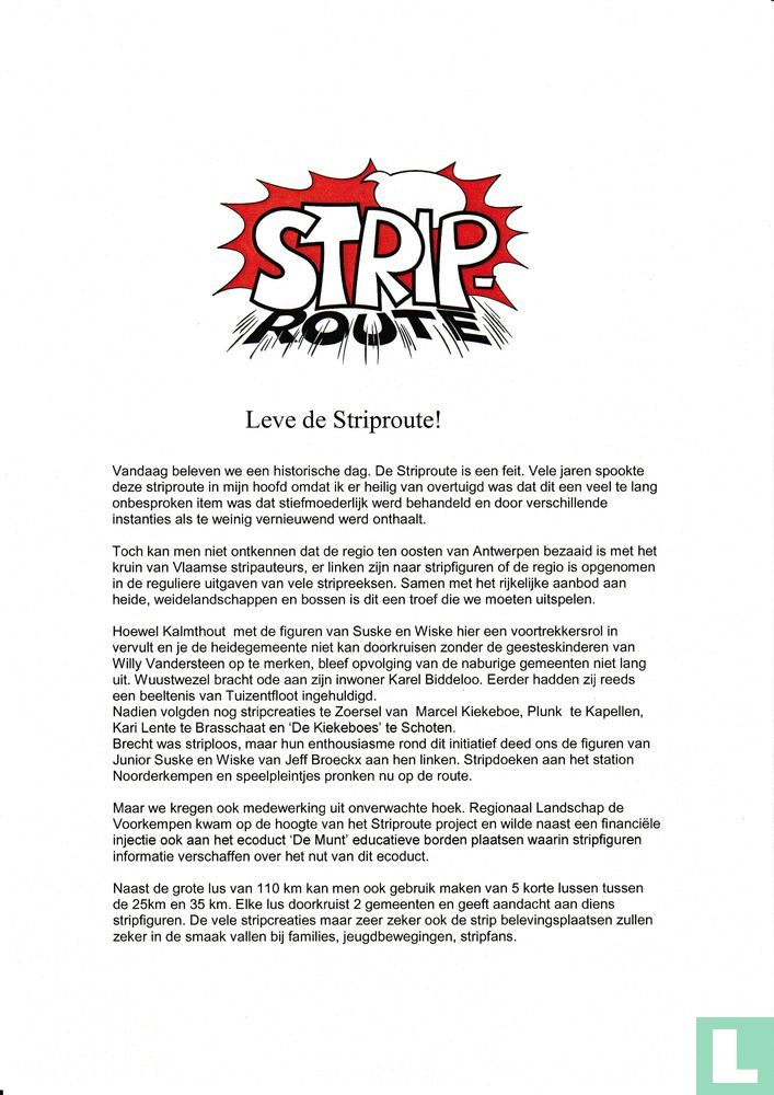 Leve de Striproute!