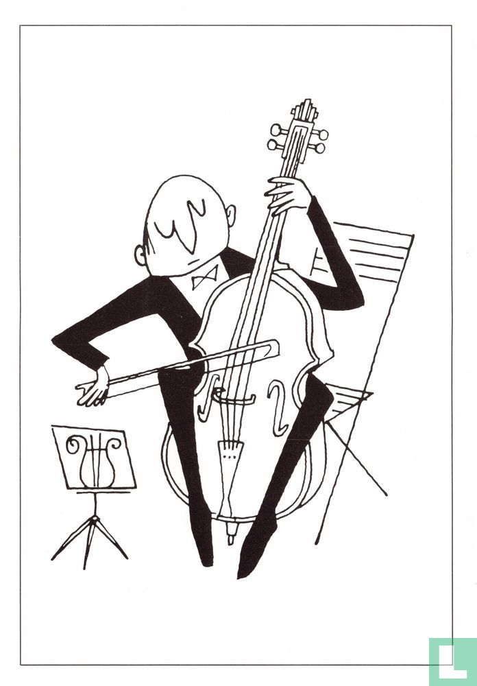 Man bespeelt cello
