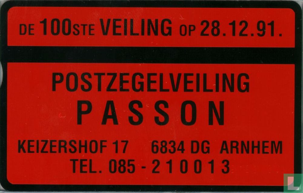 Postzegelveiling Passon