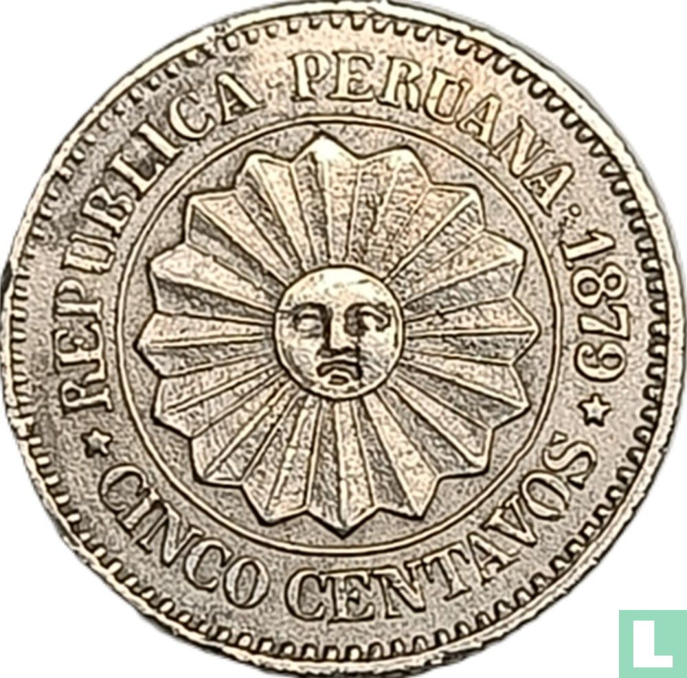Peru 5 Centavo 1879