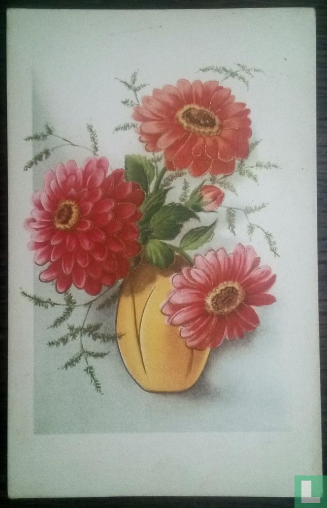 Vase de dahlia.