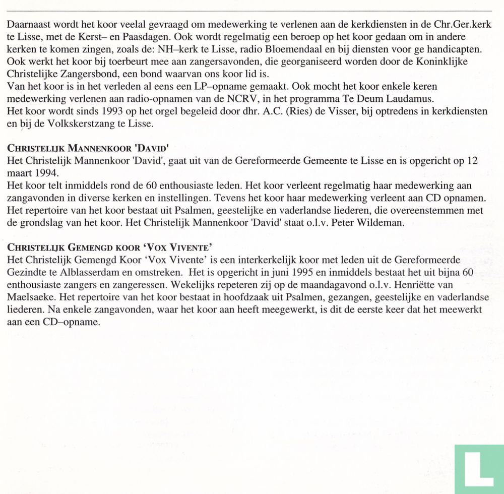 Ik bouw op U