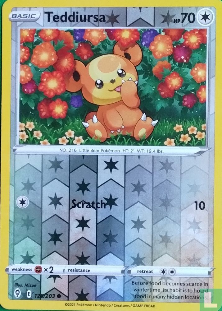 Teddiursa (Reverse Holo)