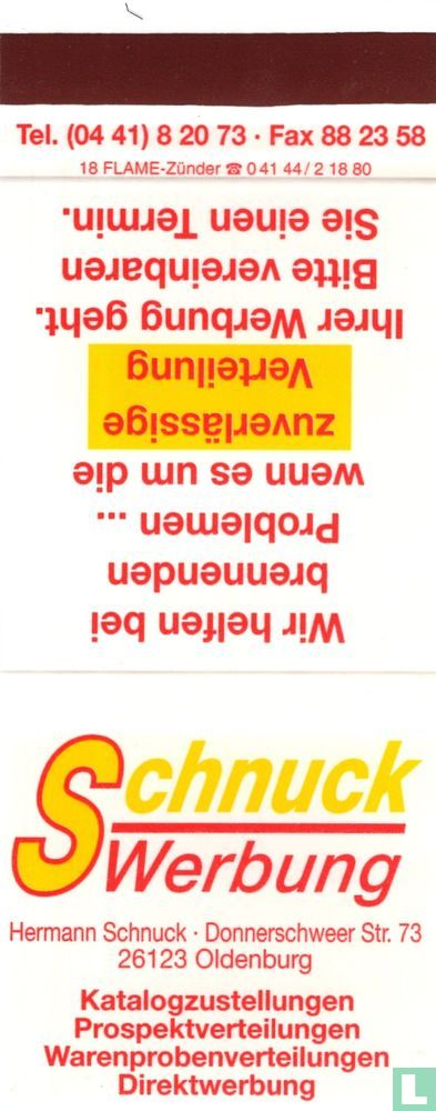 Schnuck Werbung 