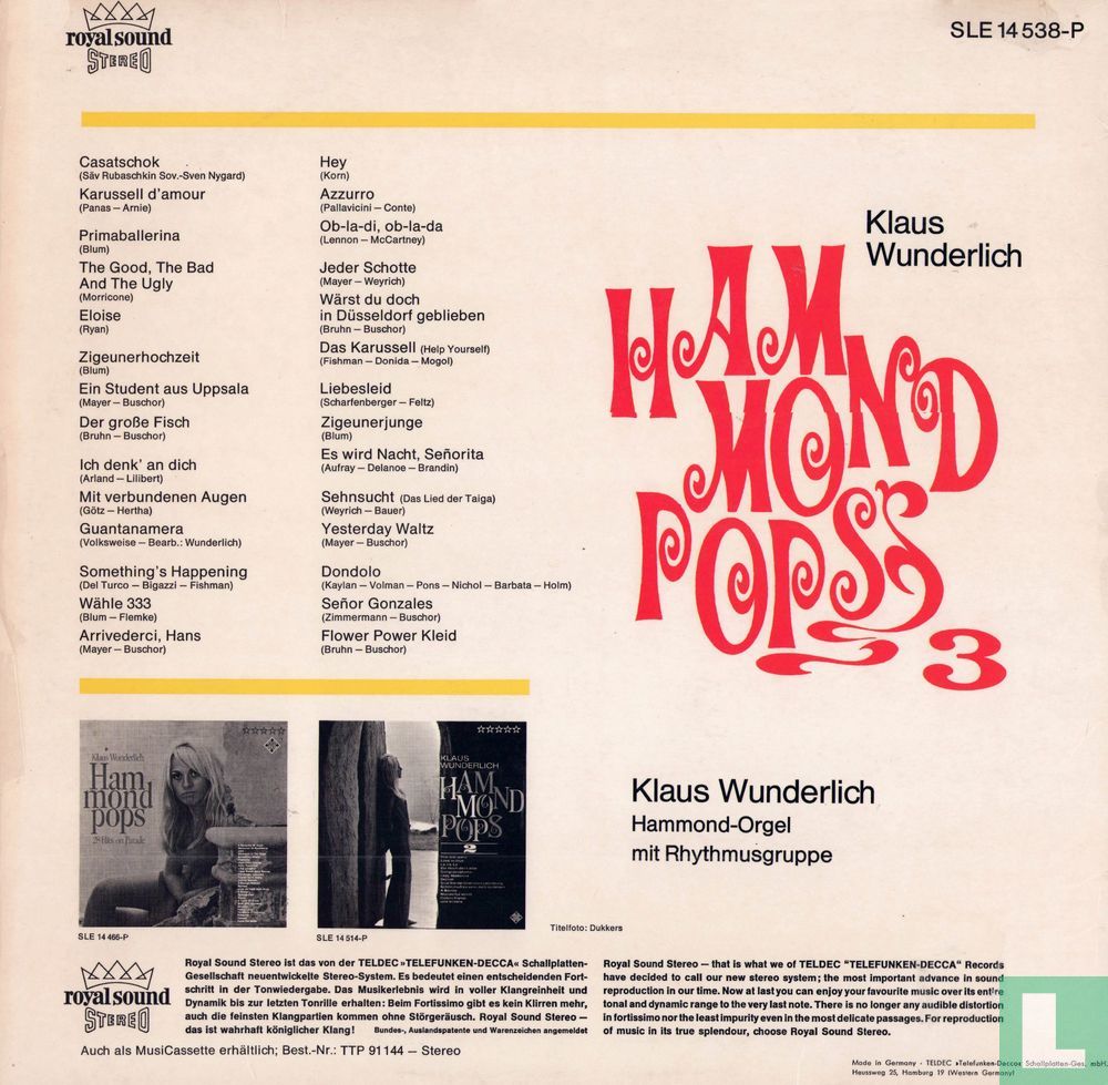 Hammond Pops 3