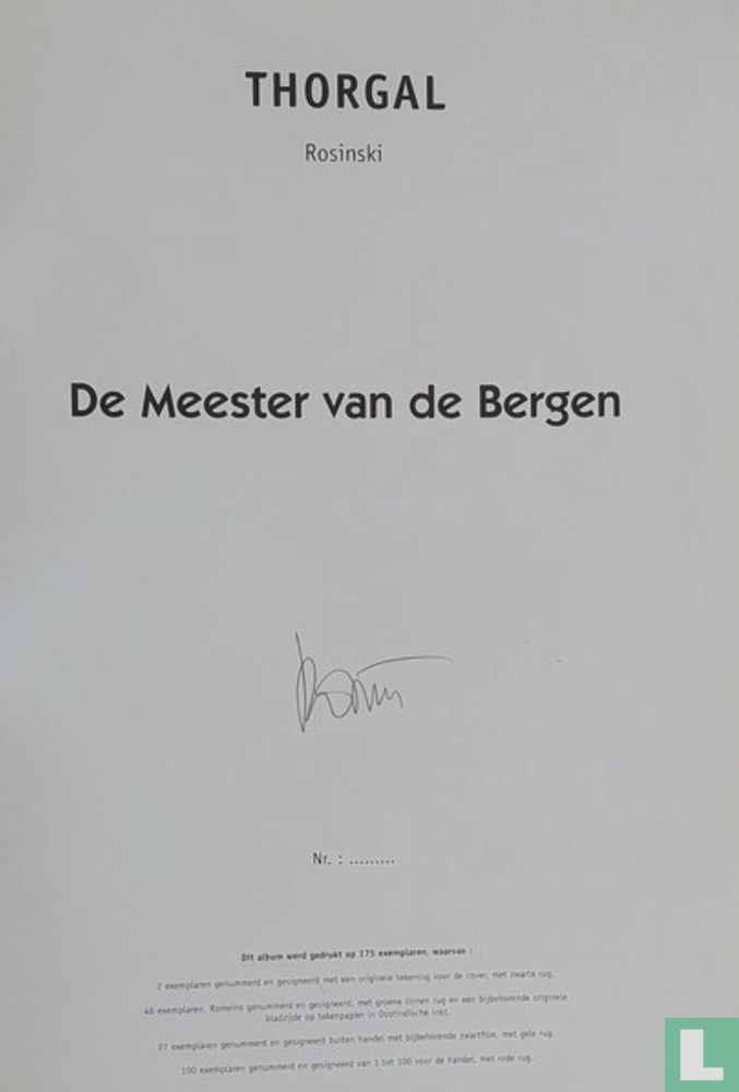 De meester van de bergen
