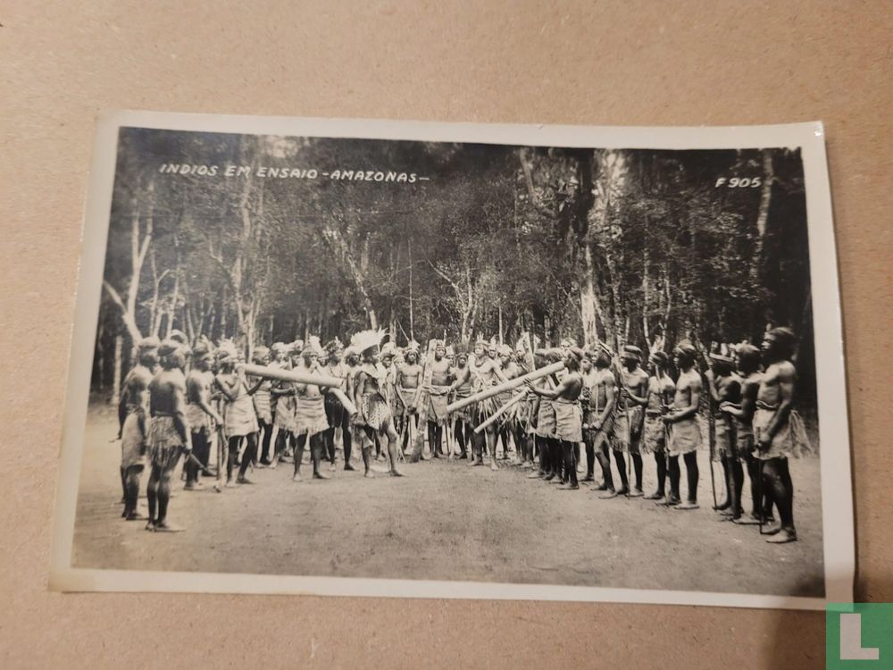Indios em ensaid Amazonas