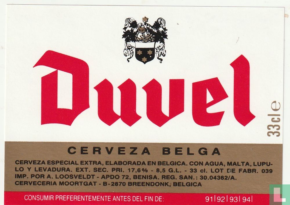 Duvel Cerveza Belga