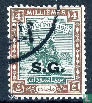  Postman on a dromedary.