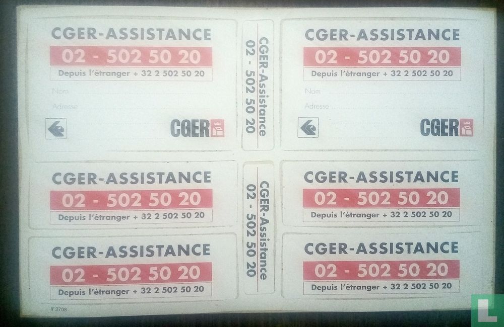 CGER assistance.