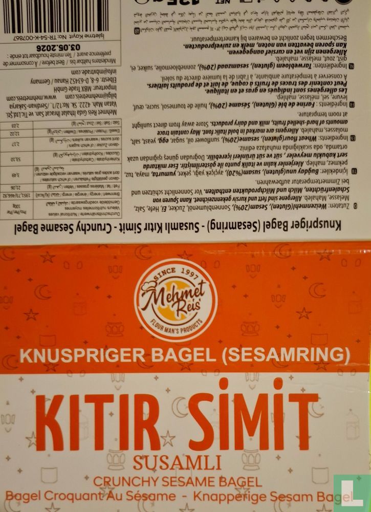 Kitir Simit mit Sesam