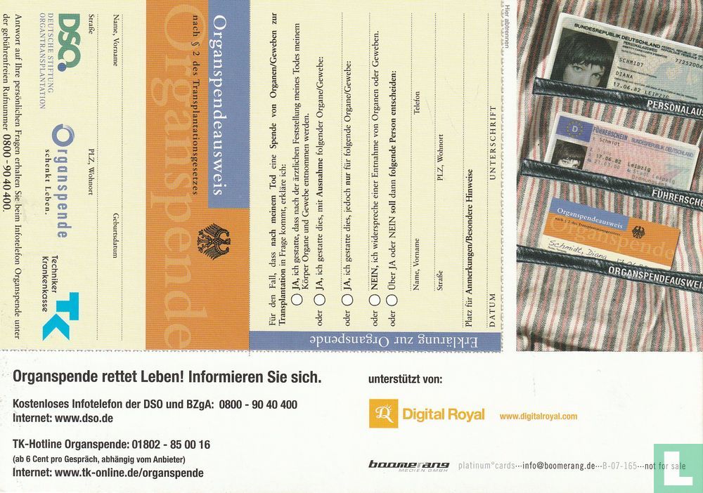 B07165 - Organspende