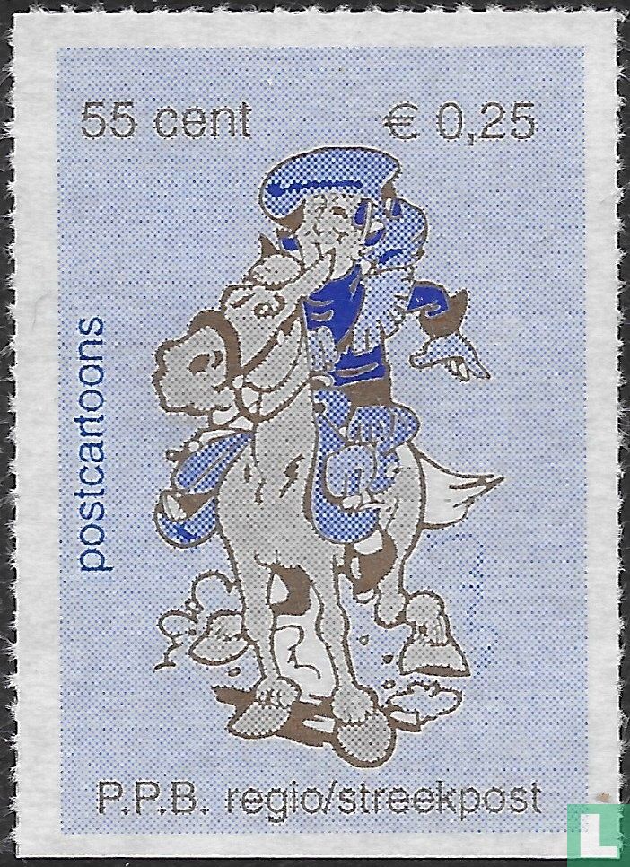 Postzustellung per Pferd