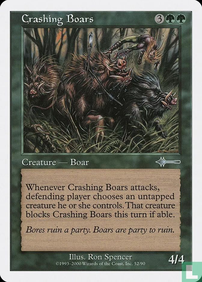 Crashing Boars