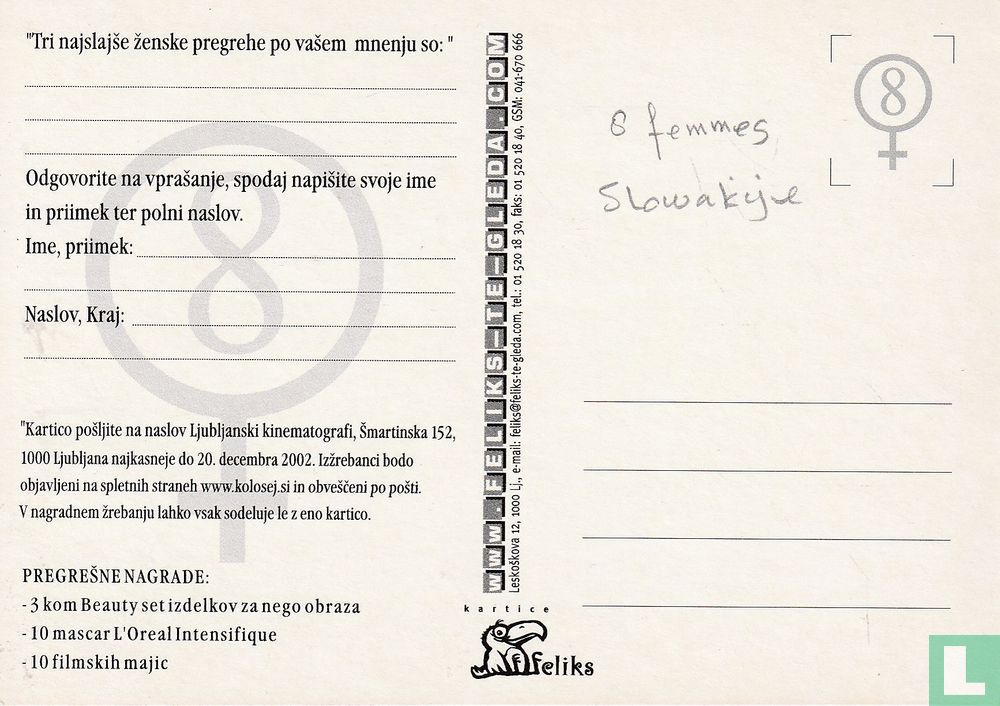 8 žensk