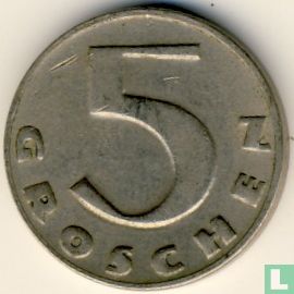 Austria 5 groschen 1934